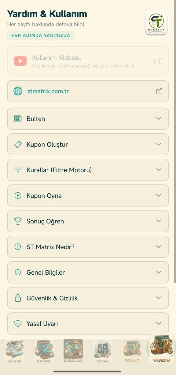 Yardım Sayfası